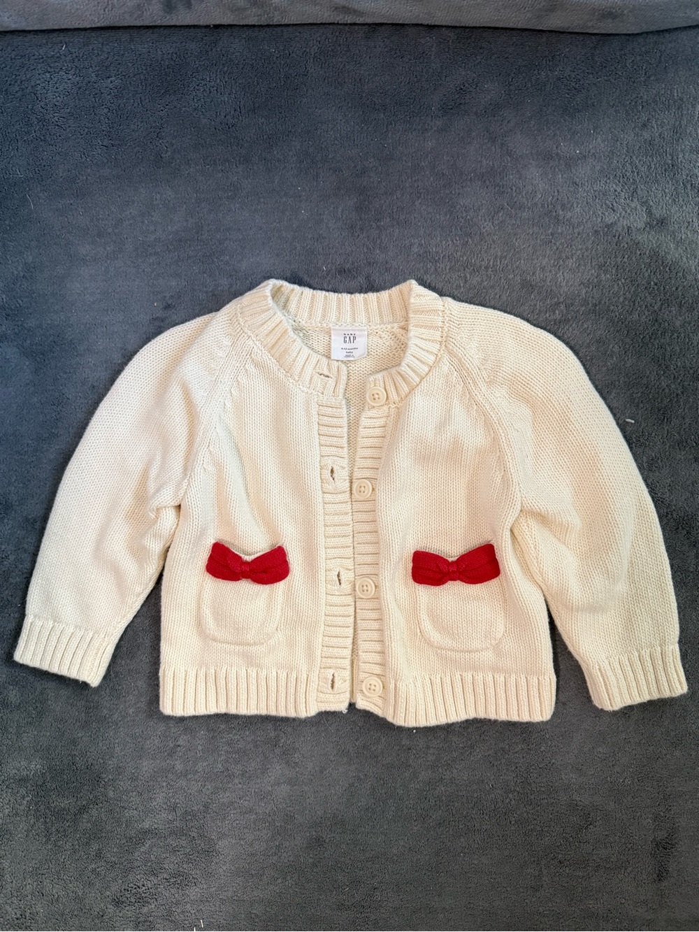 GAP Cream Knit Cardigan